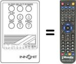 Mando a distancia equivalente CTV-1000
