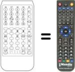 Replacement remote control CTV 200 / 2