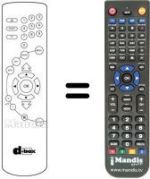 Replacement remote control DBOX NOKIA