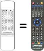 Télécommande équivalente Crosley T4-28