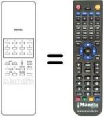 Replacement remote control DIGITAL