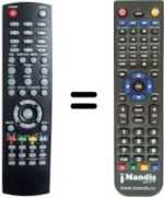 Télécommande équivalente Denver DMB 112 HDP01