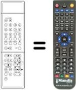 Télécommande équivalente DTV 2 DIGITAL