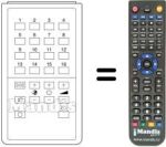 Télécommande équivalente FB 5006