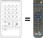 Télécommande équivalente FB 516