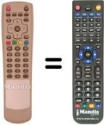 Télécommande équivalente Hyundai P 42 SX