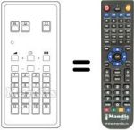 Mando a distancia equivalente UNIVERSUM 9299900