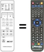 Replacement remote control Thomson 72 DO 98
