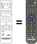 Télécommande équivalente NordMende SPECTRA SL 63 BT