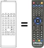 Télécommande équivalente IR 5492
