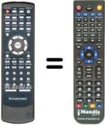 Mando a distancia equivalente JX-1000C(2)
