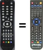 Télécommande équivalente Nikkei NK 14XD8