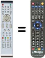 Replacement remote control Telesystem PALCO 22 / L05