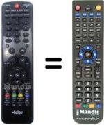 Télécommande équivalente Haier LET24T1000