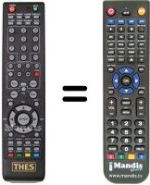 Replacement remote control THES LTW 15W80KL