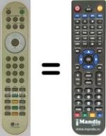 Télécommande équivalente LG RZ-23LZ50
