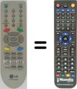 Replacement remote control 6710V00090A