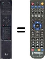 Replacement remote control 6710V00007C