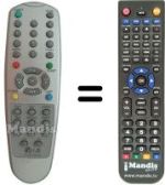Replacement remote control LG 6710V00061M