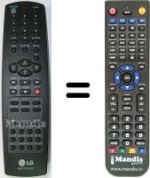 Replacement remote control LG CB 20K40 X