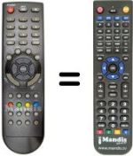 Télécommande équivalente Changhong LT 24F2A