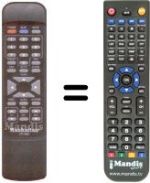 Télécommande équivalente LTP 7600