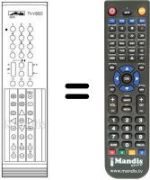 Mando a distancia equivalente MECATRON 6203
