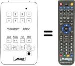 Mando a distancia equivalente MECATRON 6802