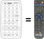 Télécommande équivalente MECATRON 6811