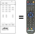 Mando a distancia equivalente MECATRON 7201