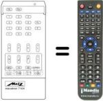 Mando a distancia equivalente MECATRON 7105