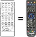 Télécommande équivalente MECATRON 7615