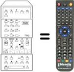 Télécommande équivalente MECATRON 7713