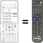Mando a distancia equivalente MECATRON 7912 S