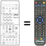 Télécommande équivalente MECATRON 7913 S