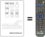 Replacement remote control Sonoko TVC 6092