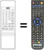 Télécommande équivalente MG 2594