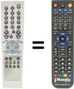 Télécommande équivalente DIGIQUEST MHP 3009