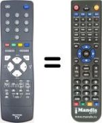 Mando a distancia equivalente JVC AV 29 QT4SU