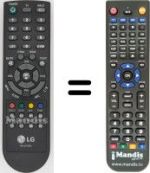 Télécommande équivalente LG 22 LS 4R
