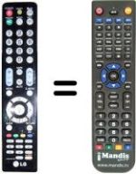 Télécommande équivalente MKJ61641702