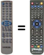 Replacement remote control NDVX-105