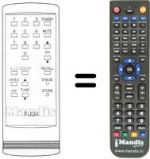 Replacement remote control ODE 543