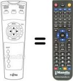 Télécommande équivalente Fujitsu P42 VCA10