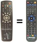 Télécommande équivalente P 2000