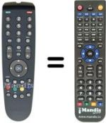 Télécommande équivalente Telesystem PALCO 24 / L04