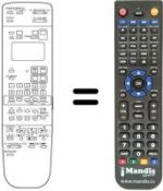 Télécommande équivalente PQ 11202