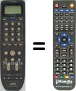 Mando a distancia equivalente JVC HR-E226
