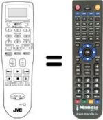 Télécommande équivalente PQ 21831 D