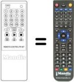 Mando a distancia equivalente PR 427